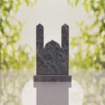 Islamic Minaret Companion Granite Headstone