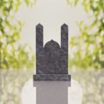 Islamic Minaret Companion Granite Headstone