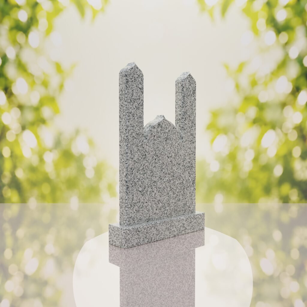 Islamic Minaret Companion Granite Headstone