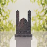 Islamic Minaret Companion Granite Headstone