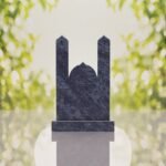 Islamic Minaret Companion Granite Headstone