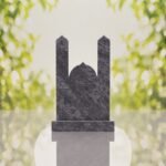 Islamic Minaret Companion Granite Headstone