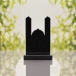 Islamic Minaret Companion Granite Headstone