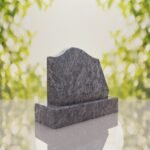Serpentine Top Slant Granite Headstone
