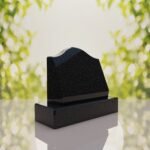 Serpentine Top Slant Granite Headstone