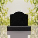 Serpentine Top Slant Granite Headstone