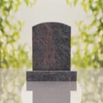 Round Top Upright Headstone