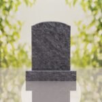Round Top Upright Headstone