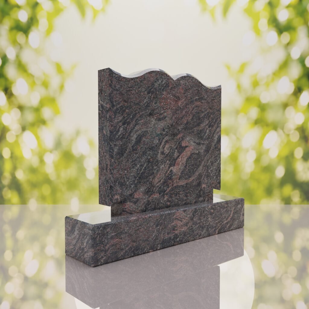 Companion Open Book Shape Granite Headstone