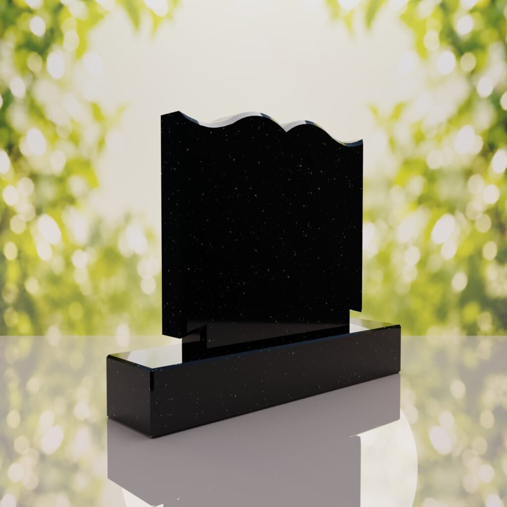 Companion Open Book Shape Granite Headstone