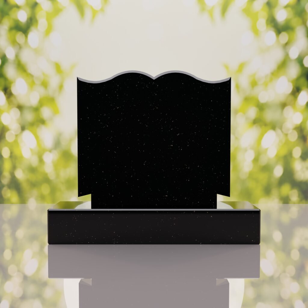 Companion Open Book Shape Granite Headstone