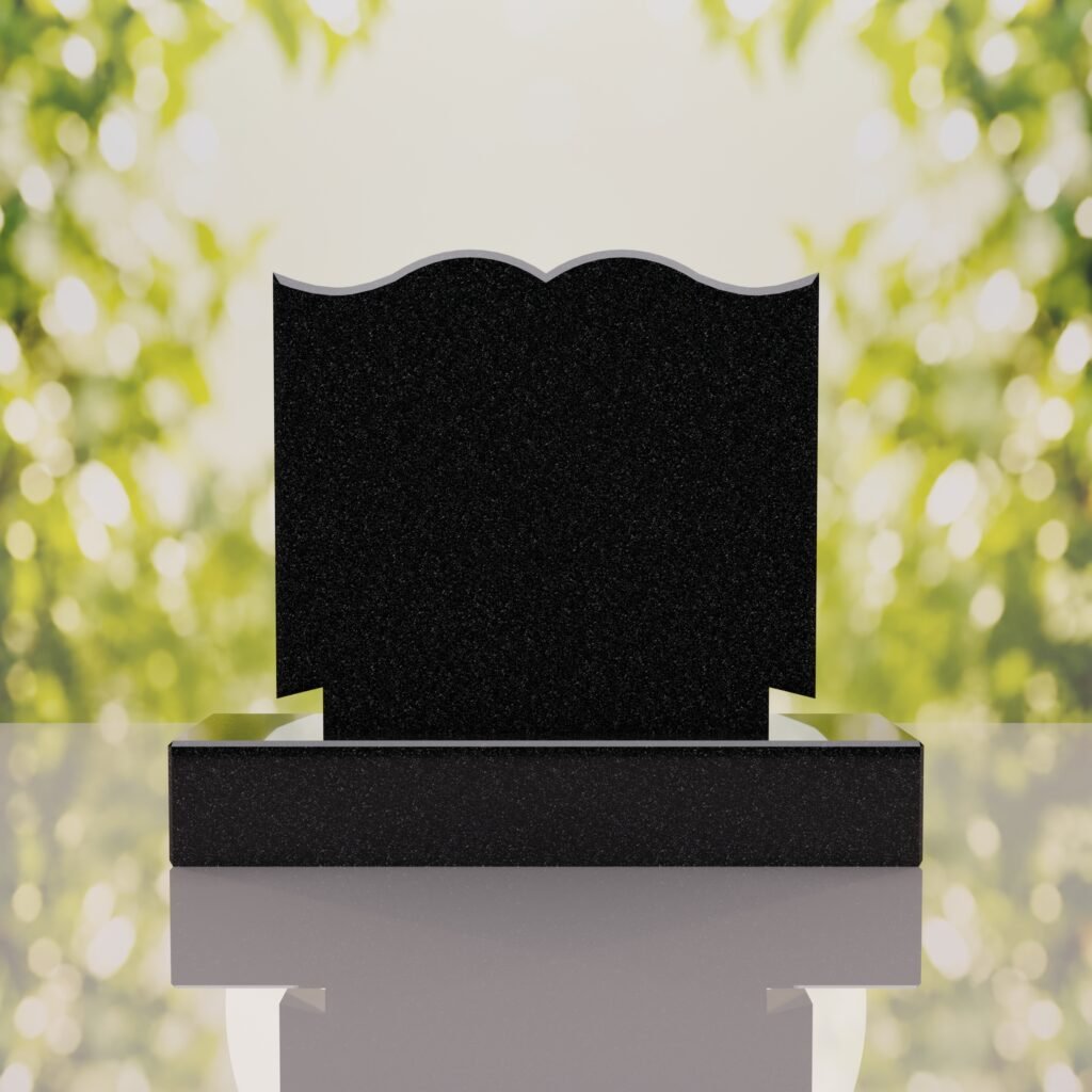 Companion Open Book Shape Granite Headstone