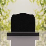 Companion Scroll Shape Granite Headstone