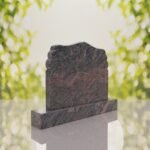 Companion Scroll Shape Granite Headstone