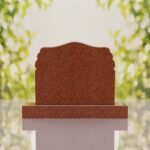 Companion Scroll Shape Granite Headstone
