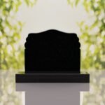 Companion Scroll Shape Granite Headstone