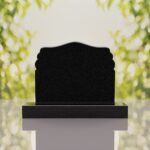 Companion Scroll Shape Granite Headstone