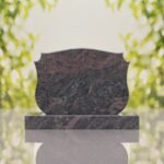 Companion Shield Shape Granite Headstone