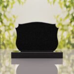 Companion Shield Shape Granite Headstone