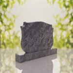 Companion Shield Shape Granite Headstone
