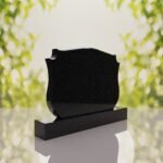 Companion Shield Shape Granite Headstone