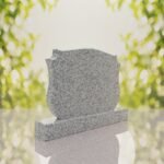 Companion Shield Shape Granite Headstone