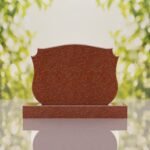 Companion Shield Shape Granite Headstone