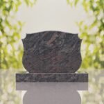 Companion Shield Shape Granite Headstone