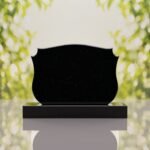 Companion Shield Shape Granite Headstone
