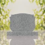 Companion Shield Shape Granite Headstone