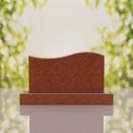 Companion Wave Top Granite Headstone