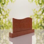 Companion Wave Top Granite Headstone