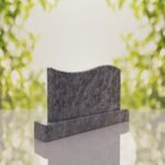 Companion Wave Top Granite Headstone