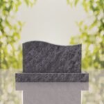Companion Wave Top Granite Headstone