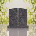 Companion Rounded Top Granite Headstone