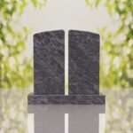 Companion Rounded Top Granite Headstone