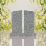 Companion Rounded Top Granite Headstone