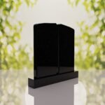 Companion Rounded Top Granite Headstone