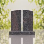 Companion Rounded Top Granite Headstone
