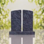 Companion Rounded Top Granite Headstone
