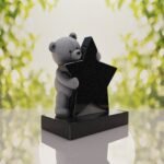 Teddy Bear & Star Shape Children’s Granite Headstone
