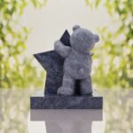 Teddy Bear & Star Shape Children’s Granite Headstone