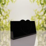 Heart Slant Headstone