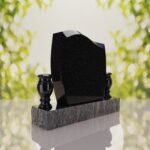 Wave Upright Headstone