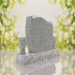Wave Upright Headstone