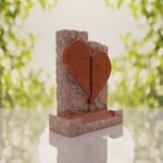 Broken Heart Companion Headstone