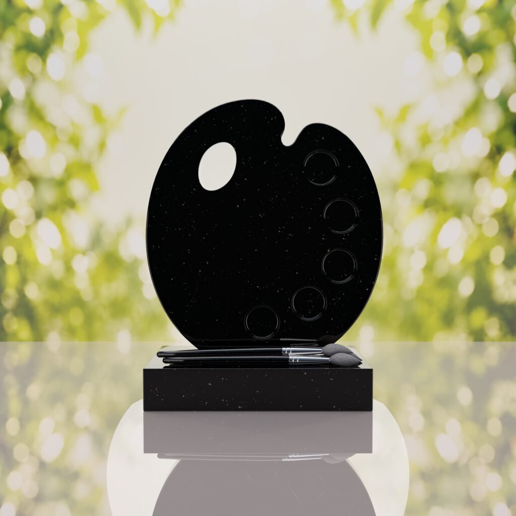Artist’s Palette Granite Headstone