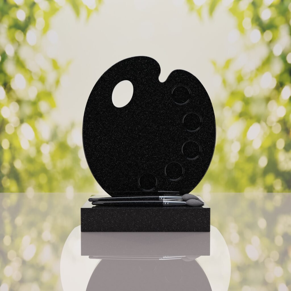 Artist’s Palette Granite Headstone