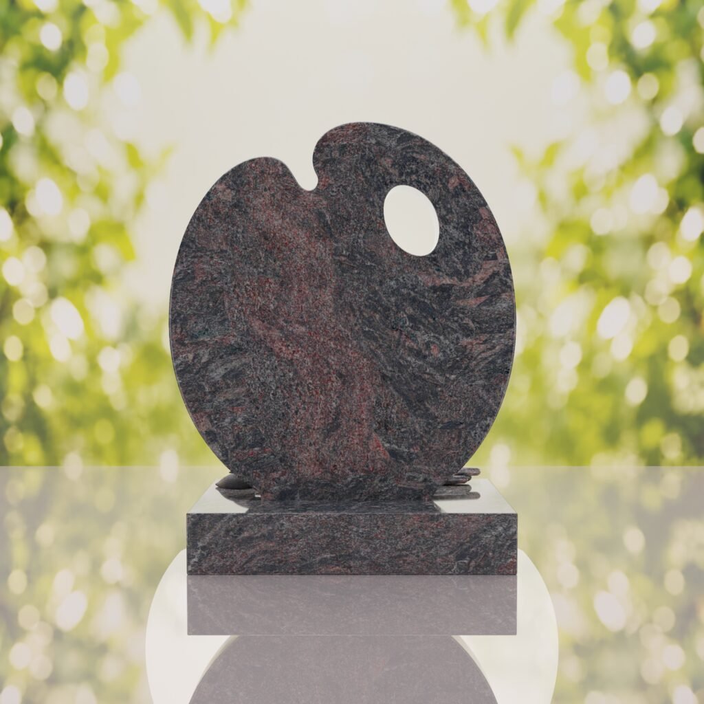 Artist’s Palette Granite Headstone