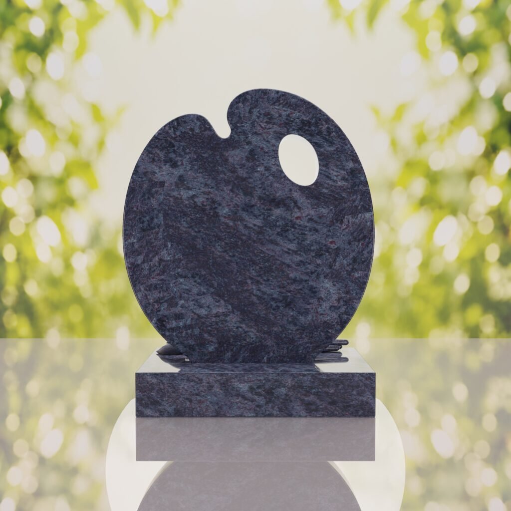 Artist’s Palette Granite Headstone